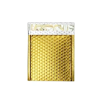Фольгированный воздушно-пузырьковый пакет с клеевым клапаном, MailPRO mini, 70х70 мм, Gold