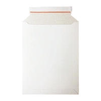 Конверт картонный белый 240х315 мм, 390 грамм, с клеевым клапаном