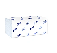 Полотенца бумажные в листах 22х21см "PRO Tissue Premium" 2 сл., V сложение, 200 шт
