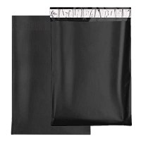 Черный курьер-пакет 190х240 мм, 50 мкм, без кармана, Стандарт