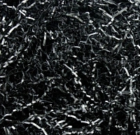 Наполнитель бумажный гофрированный 2 мм, черный (50 грамм, без расфасовки)