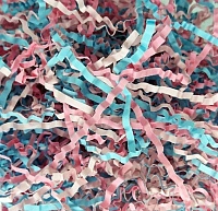 Наполнитель бумажный гофрированный 4 мм, микс (50 грамм, без расфасовки)