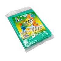 Салфетка 30х36 см универсальная "Идеал", вискоза (зеленая; 5 шт/уп)