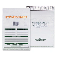 КУРЬЕР-ПАКЕТ 190х240+40мм с печатью (Зел)