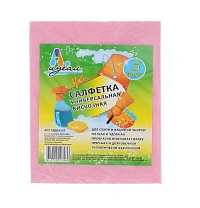 Салфетка 30х36 см универсальная "Идеал", вискоза (5 шт/уп)