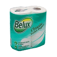 Туалетная бумага «Belux Классик», 2 сл., 4 рулона