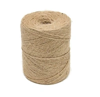 Шпагат джутовый 3х-ниточный, полированный, 1670 текс, бобина 1.5 кг