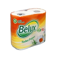 Туалетная бумага «Belux», 2 сл., 4 рулона