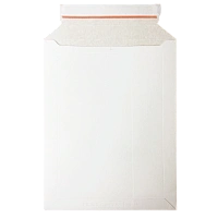 Конверт картонный белый 250х353 мм, 390 грамм, с клеевым клапаном