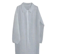 Халат нетканый на кнопках, одноразовый, XXL