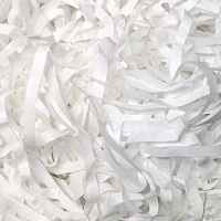 Наполнитель бумажный плоский 2,5 мм, белый (50 грамм, без расфасовки)