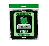 Салфетка 40х40 см "Мега" Текстоп, микрофибра (зеленая)