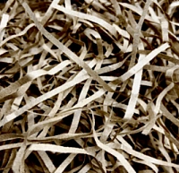 Наполнитель бумажный плоскикй 2,5 мм, крафт (50 грамм, без расфасовки)