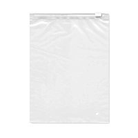 Пакет Зип-Лок с бегунком 15х20см 50мкм прозрачный (с отверстием)