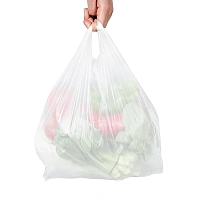 Пакет майка 25+12х45см (9 мкм) (белый) (100 шт/уп)