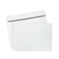 Конверты бумажные C6 114х162мм (без печати, отр.лента, 80гр) (50шт/уп)