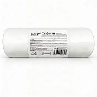 Салфетка SAF&TY 30х30 см, спанлейс, белая, 100 шт. в рулоне