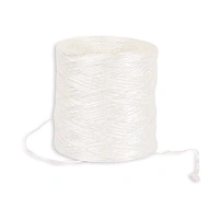 Шпагат полипропиленовый 1600 текс, бобина 1 кг, белый