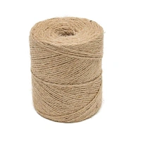 Шпагат джутовый 3х ниточный, полированный, 1670 текс, бобина 3 кг