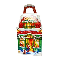 КОРОБКА для новогоднего подарка картонная 150х80х165/305 "Подарки-Сувениры" на 1кг