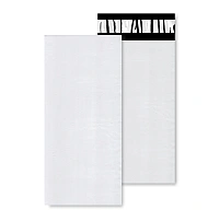 Белый курьер-пакет 110х210мм, Эконом 40 мкм, без кармана