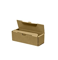 Коробка самосборная 130х45х45 мм (бурая) Т-11 микрогофрокартон